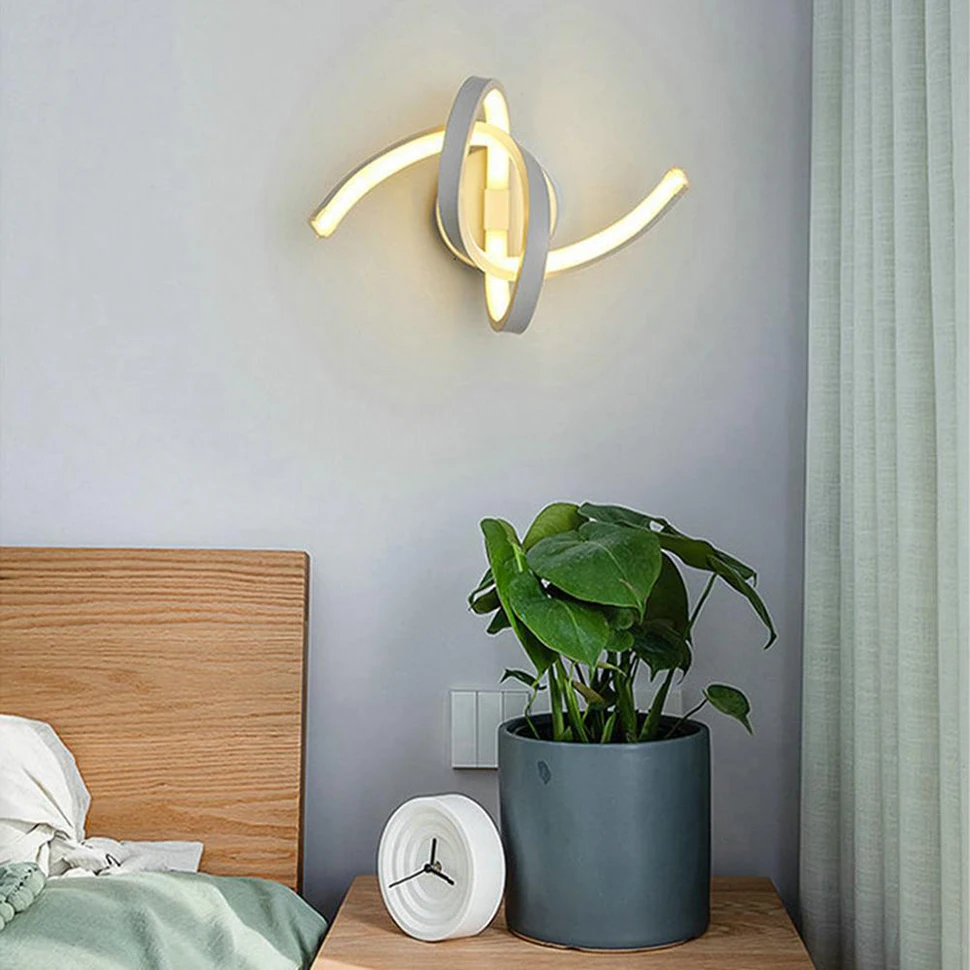 LED wall lamp bedroom bedside study personality creative Nordic minimalist modern stair walkway living room background wall
LED wall lamp bedroom bedside study personality creative Nordic minimalist modern stair walkway living room background wall