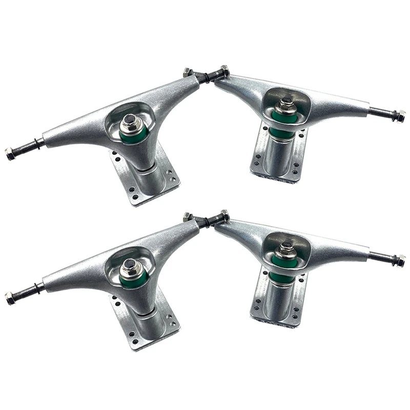 4Pcs 6.25Inch Silver Surf Skateboard Truck Bracket Truck Fish Board Long Board Steering Bracket Carver Bridge
4Pcs 6.25Inch Silver Surf Skateboard Truck Bracket Truck Fish Board Long Board Steering Bracket Carver Bridge
