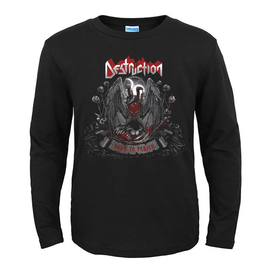 13 designs Destruction Rock Fashion Brand men women full long sleeves shirt heavy black Metal Punk Gothic style fitness
13 designs Destruction Rock Fashion Brand men women full long sleeves shirt heavy black Metal Punk Gothic style fitness