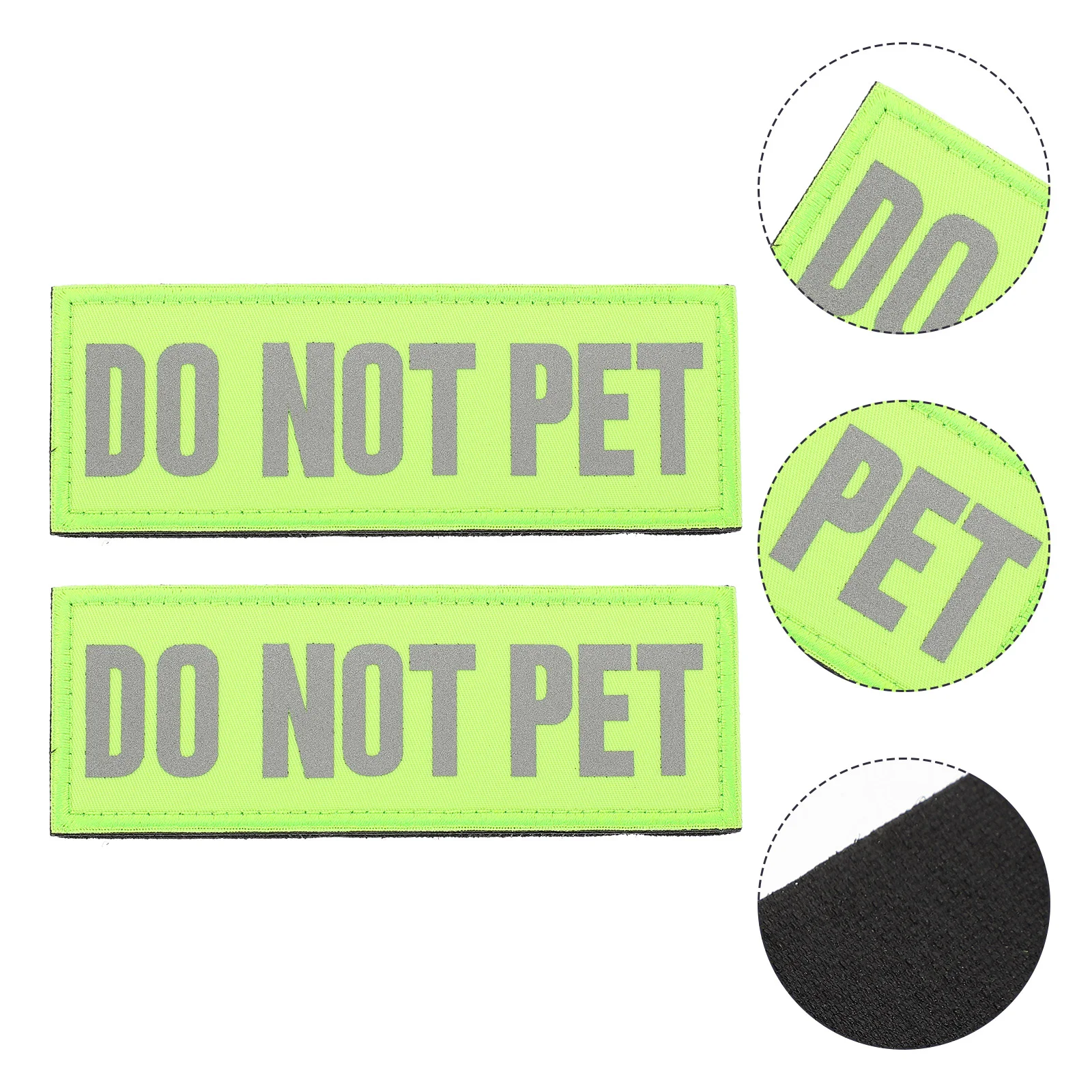 2Pcs Nylon Do Not Tags Do Not In Training Dog Patch Do Not Dog Harness for Backpack Public Night
2Pcs Nylon Do Not Tags Do Not In Training Dog Patch Do Not Dog Harness for Backpack Public Night