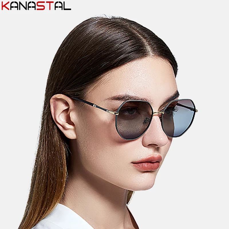 Women Polarized Sunglasses Gradient Men Leisure Sun Glasses Metal Polygon Eyeglasses Frames Travel Beach Sunscreen Eyewear
Women Polarized Sunglasses Gradient Men Leisure Sun Glasses Metal Polygon Eyeglasses Frames Travel Beach Sunscreen Eyewear