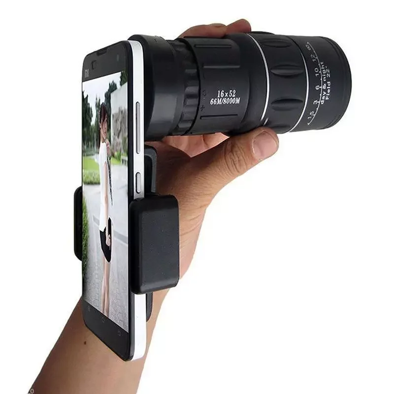 High Power HD Monocular Telescope Lens Dual Focus Prism Scope Universal Smartphone Mount Proof Compact 16X Zoom d18
High Power HD Monocular Telescope Lens Dual Focus Prism Scope Universal Smartphone Mount Proof Compact 16X Zoom d18