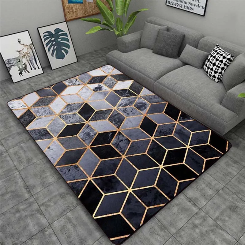 Modern Geometric rug 3D Print Geometry three-dimensional Pattern Living Room No-slip Carpet Fashion decorative sofa mat Doormat
Modern Geometric rug 3D Print Geometry three-dimensional Pattern Living Room No-slip Carpet Fashion decorative sofa mat Doormat