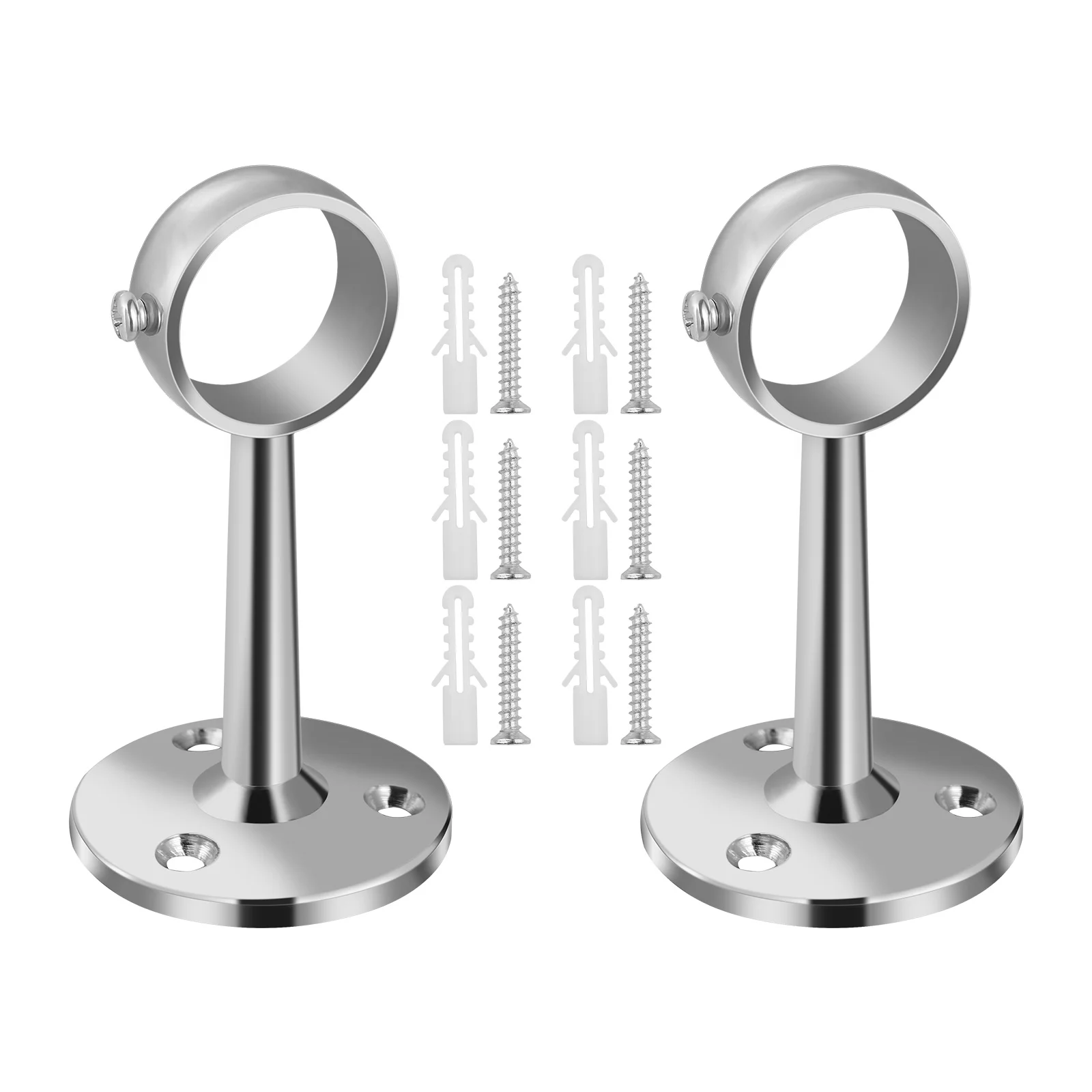 Heavy Duty Shower Curtain Rod Metal Stand Metal Holder Wardrobe Tube Wardrobe Rail Support Socket Rail Hanging Rod Holder
Heavy Duty Shower Curtain Rod Metal Stand Metal Holder Wardrobe Tube Wardrobe Rail Support Socket Rail Hanging Rod Holder
