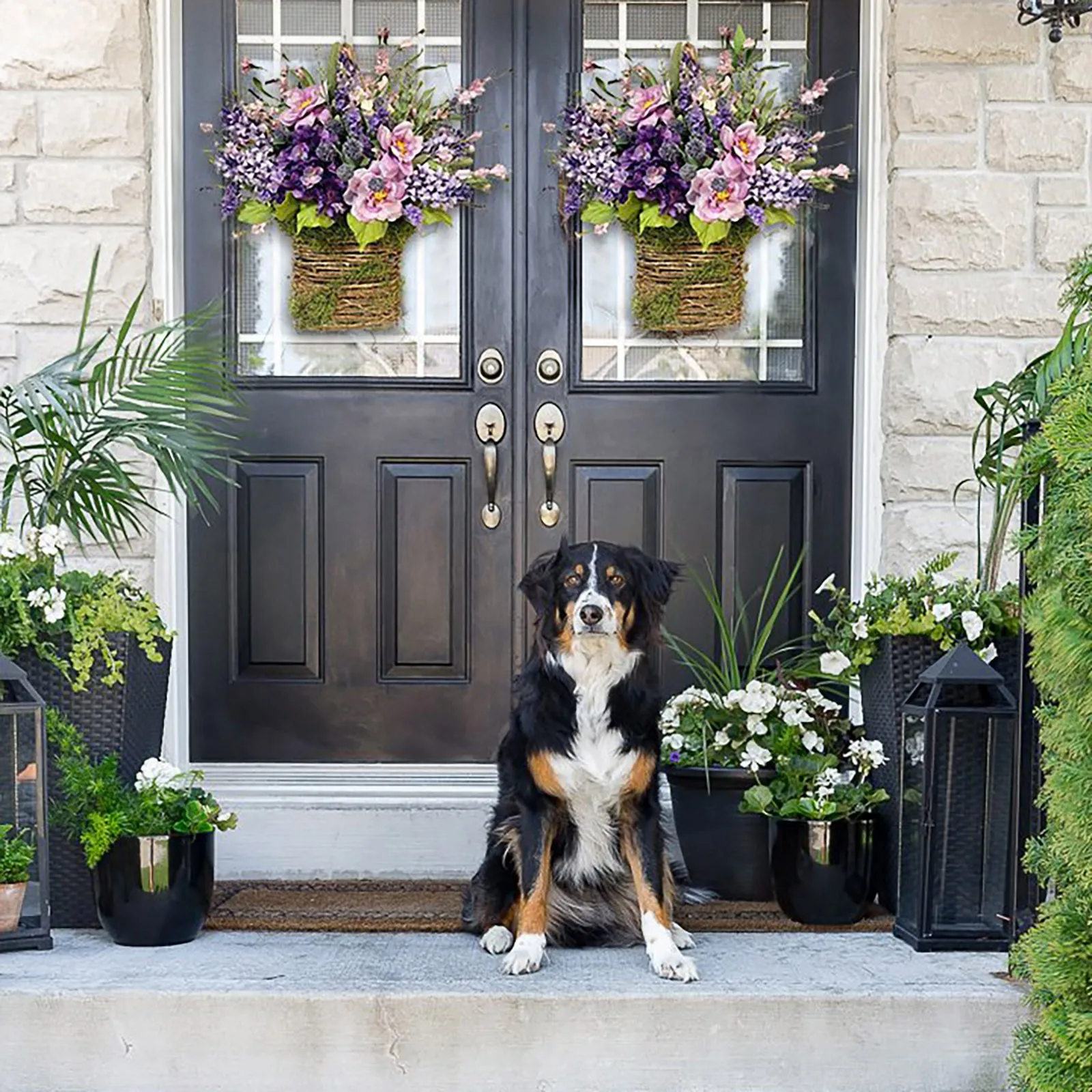 Lavender Blue Wreath Flower Basket Wreath Purple Lavender Imitation Flower Door Hanging Home Pink Berry Wreath Christmas Ball
Lavender Blue Wreath Flower Basket Wreath Purple Lavender Imitation Flower Door Hanging Home Pink Berry Wreath Christmas Ball