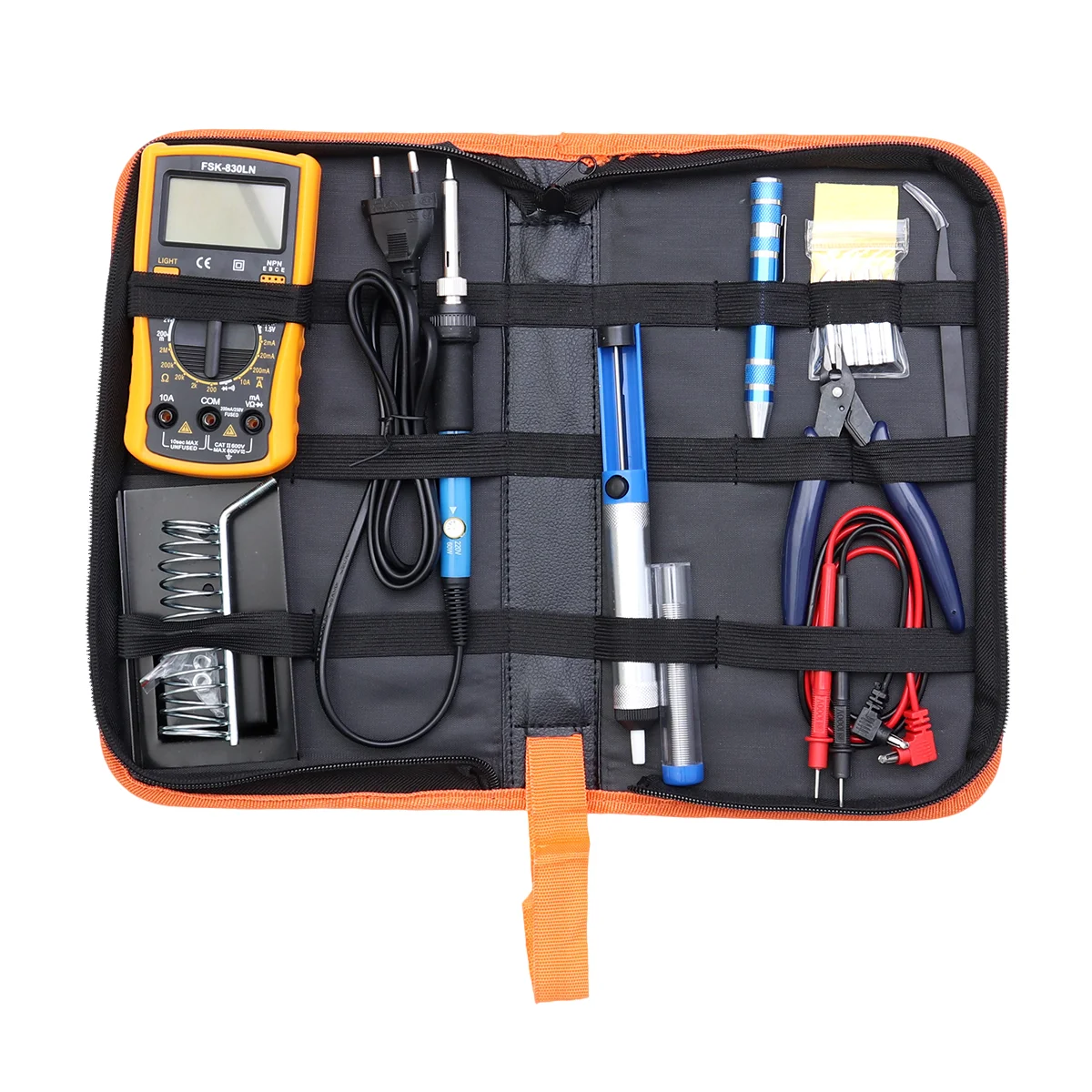 1 Set 60W 220V Welding Multimeter Soldering Iron Kit Adjustable Temperature Welding Tool Soldering Iron Tools (Plug)
1 Set 60W 220V Welding Multimeter Soldering Iron Kit Adjustable Temperature Welding Tool Soldering Iron Tools (Plug)