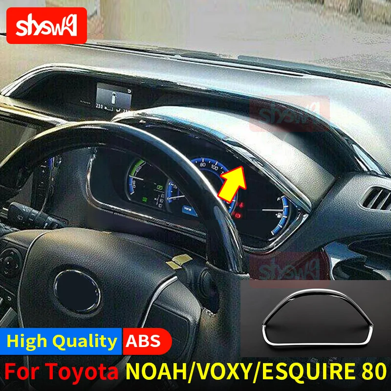 For NOAH / VOXY / ESQUIRE 80 2014 2015 2016 2017 ABS Meter Panel Trim Instrument Frame Cover Car Styling Sticker Accessories 1x
For NOAH / VOXY / ESQUIRE 80 2014 2015 2016 2017 ABS Meter Panel Trim Instrument Frame Cover Car Styling Sticker Accessories 1x