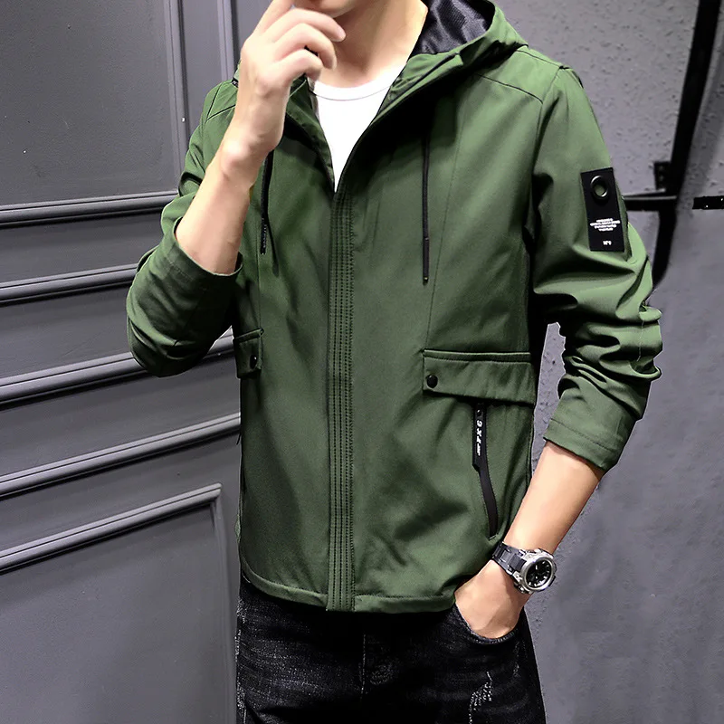 Men Hooded Casual Jackets Black Chaquetas New Male Spring Autumn Coats Good Quality Men Fit Jackets Outerwear Coats Size 4XL
Men Hooded Casual Jackets Black Chaquetas New Male Spring Autumn Coats Good Quality Men Fit Jackets Outerwear Coats Size 4XL
