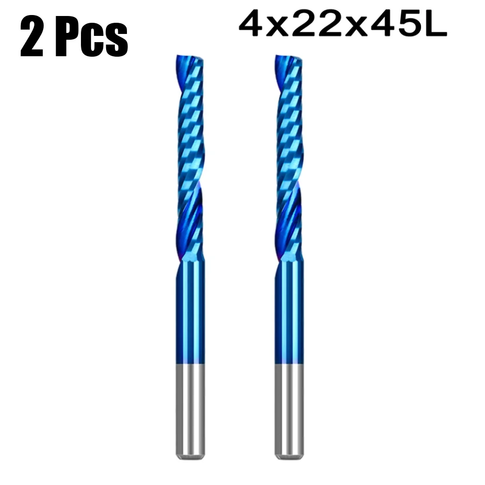 2*4mm End Mills Shank 1 Flute End Mill Blue Carbide Coating CNC Router Bit Single Flute End Mill Milling Cutter
2*4mm End Mills Shank 1 Flute End Mill Blue Carbide Coating CNC Router Bit Single Flute End Mill Milling Cutter