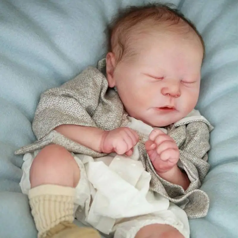 Lifelike Silicone Vinyl Doll Baby Reborn 20 Inch 50 CM Realistic Sleeping Babies Dolls With Lovely Clothes Kids Playmate
Lifelike Silicone Vinyl Doll Baby Reborn 20 Inch 50 CM Realistic Sleeping Babies Dolls With Lovely Clothes Kids Playmate