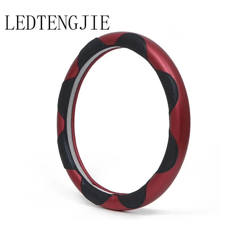 LEDTENGJIE 38cm Car Steering Wheel Cover Universal PU Leather Flowers Car Grip Cover Auto Interior Decoration Dropshipping
LEDTENGJIE 38cm Car Steering Wheel Cover Universal PU Leather Flowers Car Grip Cover Auto Interior Decoration Dropshipping