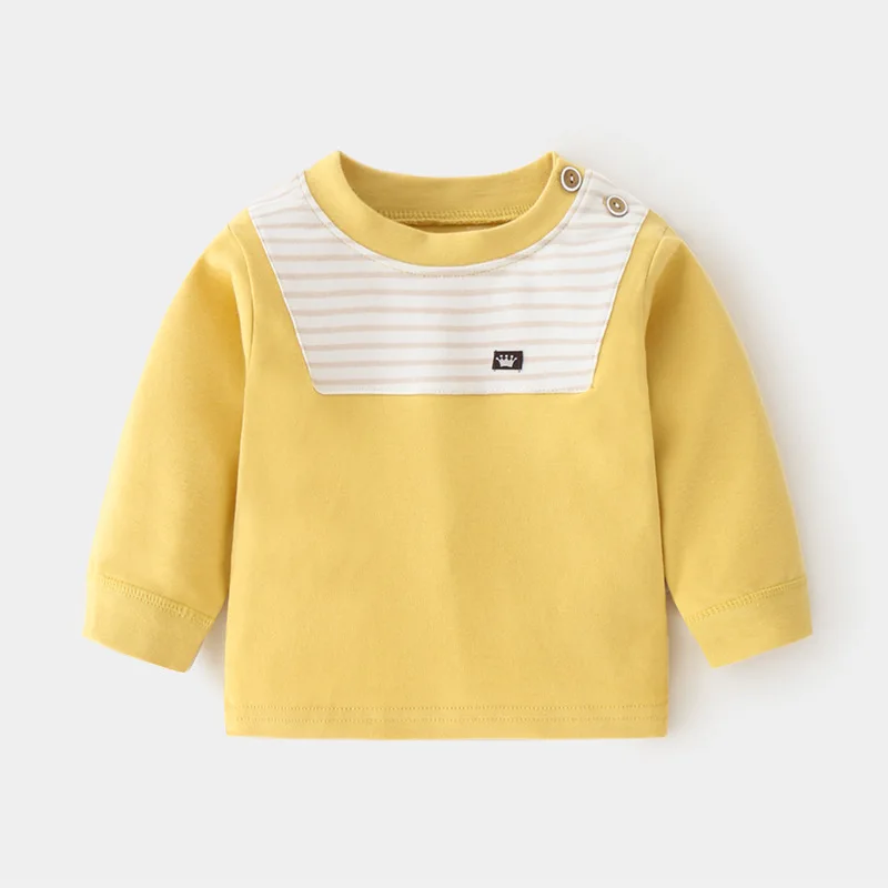 Baby autumn clothes baby boys and girls spring and autumn underwear bottoming shirt children's clothing shoulder open T-shirt
Baby autumn clothes baby boys and girls spring and autumn underwear bottoming shirt children's clothing shoulder open T-shirt