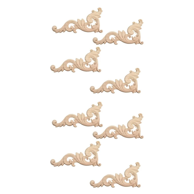 16 Pieces Ornament Ornament Wood Ornaments Handmade For Wardrobe Furniture Corner 15X7.5Cm
16 Pieces Ornament Ornament Wood Ornaments Handmade For Wardrobe Furniture Corner 15X7.5Cm