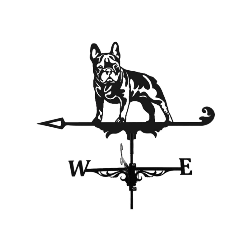 Bulldog Weathervane Vane Stainless Steel Spray Paint Outdoor Villa Rooftop Roof Ornaments
Bulldog Weathervane Vane Stainless Steel Spray Paint Outdoor Villa Rooftop Roof Ornaments