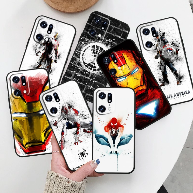 marvel hero illustration For OPPO Find X5 X3 X2 Neo Reno 7 6 5 Lite Pro 4Z 4G 5G Silicone Soft TPU Black Phone Case Cover
marvel hero illustration For OPPO Find X5 X3 X2 Neo Reno 7 6 5 Lite Pro 4Z 4G 5G Silicone Soft TPU Black Phone Case Cover