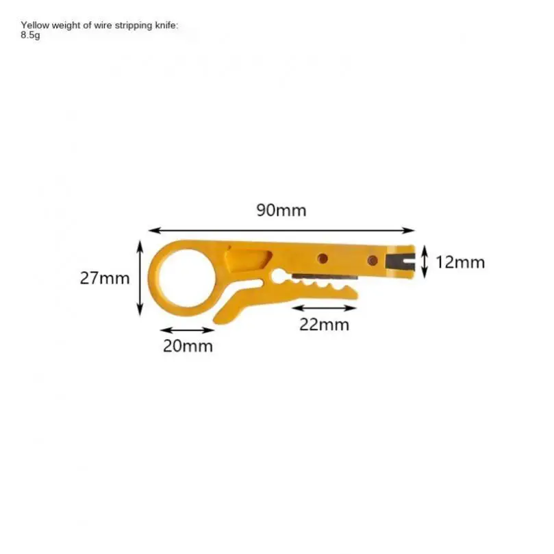 9 cm Miniature Portable Wire Stripper Clamp Crimping Tool Cable Stripping Cutter Multi-Tool Cutting Hand ToolsLine
9 cm Miniature Portable Wire Stripper Clamp Crimping Tool Cable Stripping Cutter Multi-Tool Cutting Hand ToolsLine