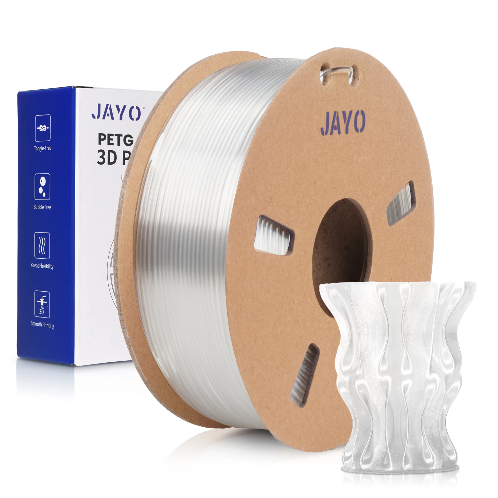 

Нить JAYO PETG/PLA/PLAPLUS/шелк/АБС/пла Металл 1,75 мм нить 0,65 кг/рулон высокопрочный FDM 3D-принтер материал сделай сам подарок
