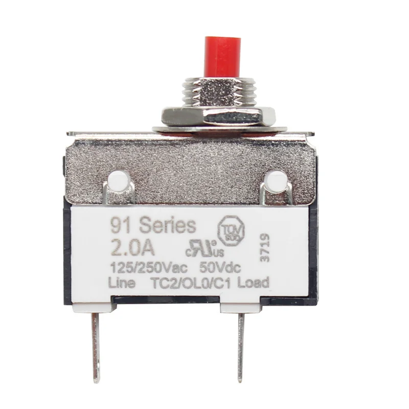 

Kuoyuh 91 series 0.5A 1A 1.5A 2A 3A 4A 5A 6A 7A 8A 9A10A Miniature Circuit breaker Overload protector switch