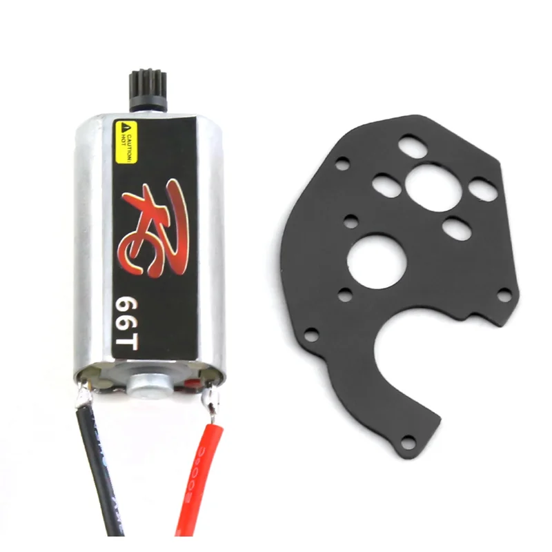 050 Brushed Motor 66T and Motor Mount for Axial SCX24 Gladiator Bronco C10 JLU Deadbolt 1/24 RC Crawler Parts,Black
050 Brushed Motor 66T and Motor Mount for Axial SCX24 Gladiator Bronco C10 JLU Deadbolt 1/24 RC Crawler Parts,Black