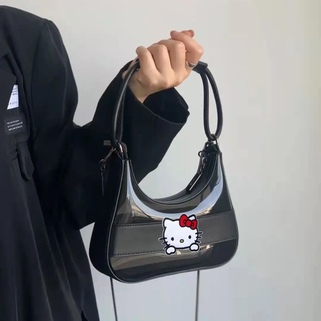 Sanrio Hellokitty Mymelody Kawaii Cartoon Transparent Jelly Retro One-Shoulder Diagonal Portable High-End Niche Underarm Bag
Sanrio Hellokitty Mymelody Kawaii Cartoon Transparent Jelly Retro One-Shoulder Diagonal Portable High-End Niche Underarm Bag