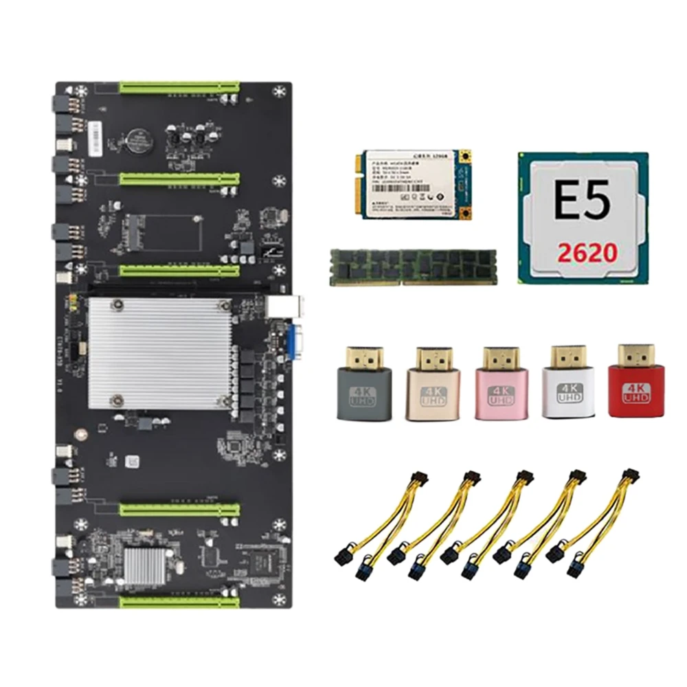 Семейная материнская плата для майнинга BTC с процессором E5 2620 + SSD 128 ГБ + ОЗУ DDR3 8 ГБ + Виртуальный дисплей + шнур питания LGA2011 5 PCIE16X 80 мм
Семейная материнская плата для майнинга BTC с процессором E5 2620 + SSD 128 ГБ + ОЗУ DDR3 8 ГБ + Виртуальный дисплей + шнур питания LGA2011 5 PCIE16X 80 мм