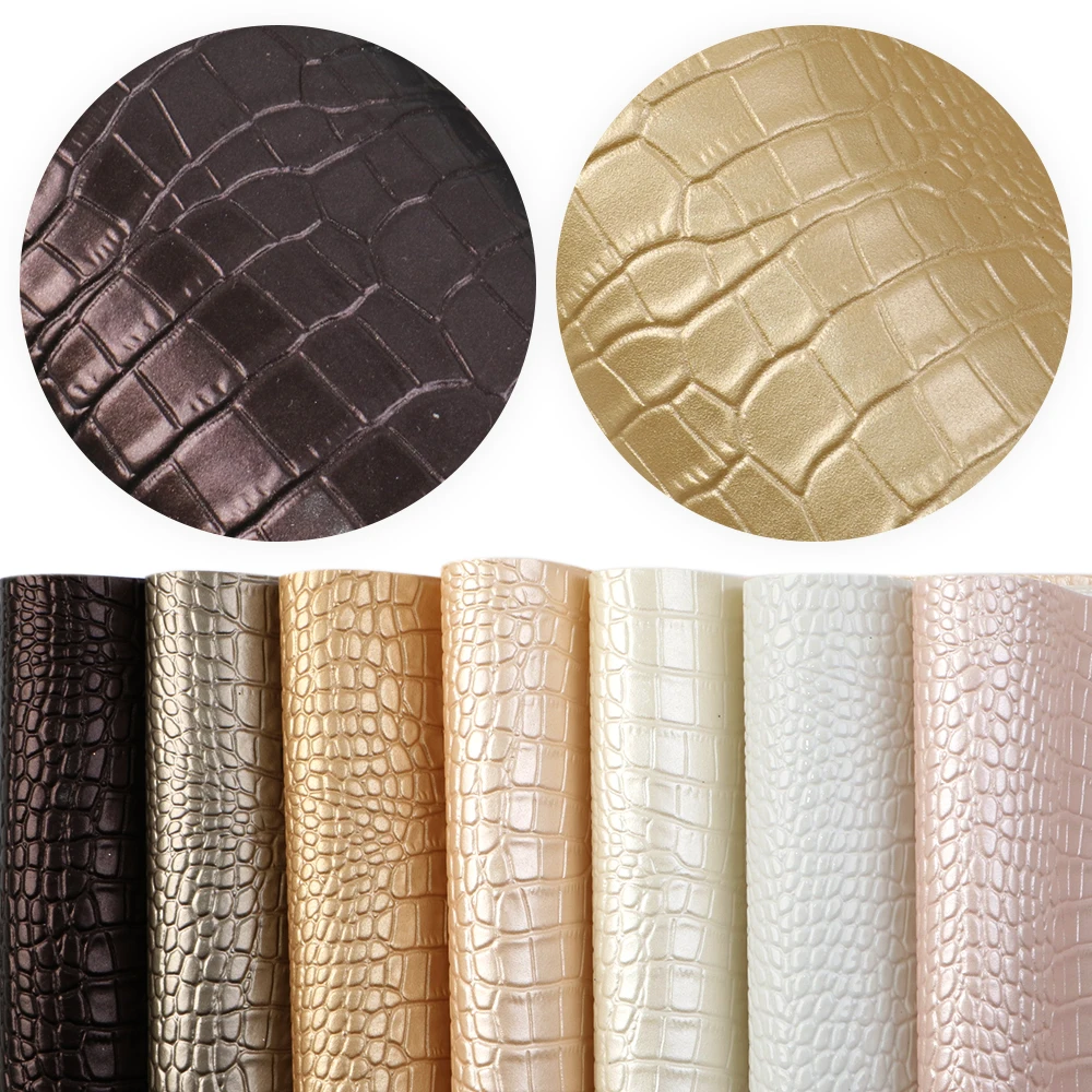 Solid Color Faux Leather Sheets Crocodile Grain Synthetic Leather Fabric for DIY Handmade Earrrings Hair Bows Craft,1Yc10339
Solid Color Faux Leather Sheets Crocodile Grain Synthetic Leather Fabric for DIY Handmade Earrrings Hair Bows Craft,1Yc10339