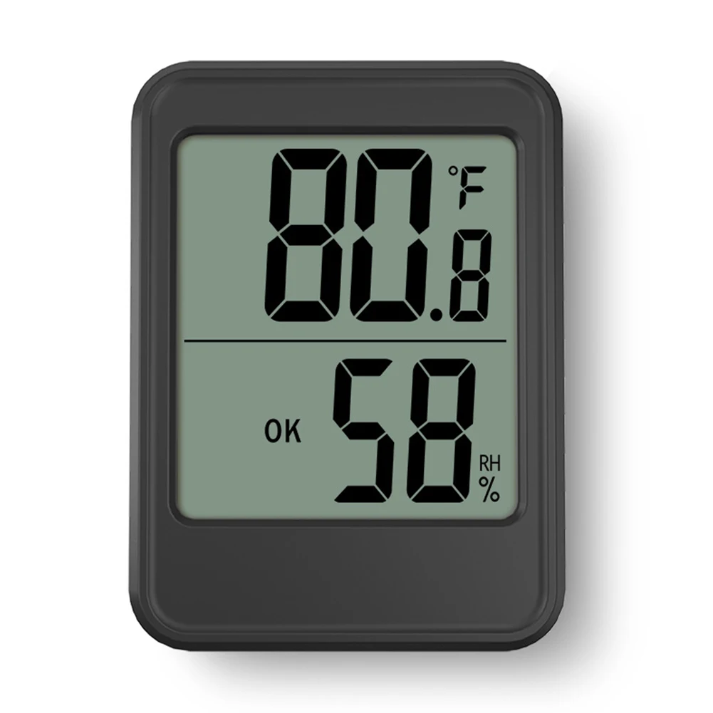 Magnetic Back Digital Thermometer Hygrometer Office Temperature LCD Display Desktop Home Baby Room Battery Operated For Indoor
Magnetic Back Digital Thermometer Hygrometer Office Temperature LCD Display Desktop Home Baby Room Battery Operated For Indoor