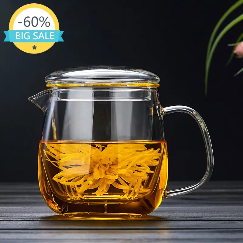 Infuser Glass Tea Pot Kung Fu Heat Resistant Hot Water Resistant Glass Tea Pot Filter Boil Water Cup Tea Accessories Tea Kettle 
Infuser Glass Tea Pot Kung Fu Heat Resistant Hot Water Resistant Glass Tea Pot Filter Boil Water Cup Tea Accessories Tea Kettle