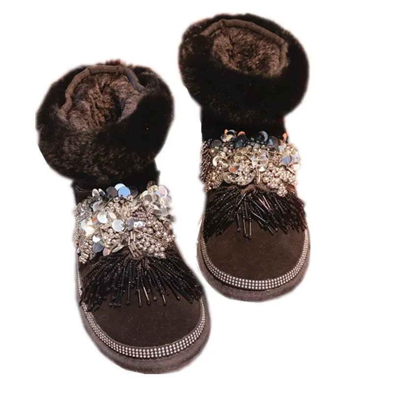 NEW In 2023 Basic Short Winter Snow Boots Women Glitter Sequin Rhinestones Waterproof Fur Lined Non-Slip Ankle Warm Flat Shoes
NEW In 2023 Basic Short Winter Snow Boots Women Glitter Sequin Rhinestones Waterproof Fur Lined Non-Slip Ankle Warm Flat Shoes