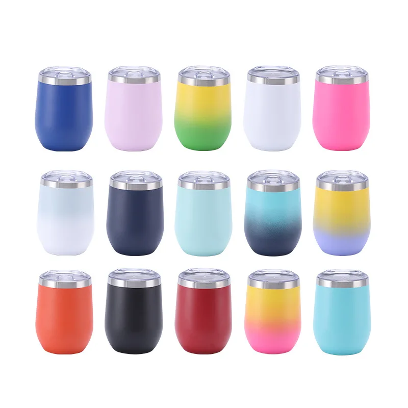 Stainless steel cup 12OZ Egg shaped cup Double vacuum Stainless steel color cup coffee cup Wine cup milk cup beautiful glass
Stainless steel cup 12OZ Egg shaped cup Double vacuum Stainless steel color cup coffee cup Wine cup milk cup beautiful glass