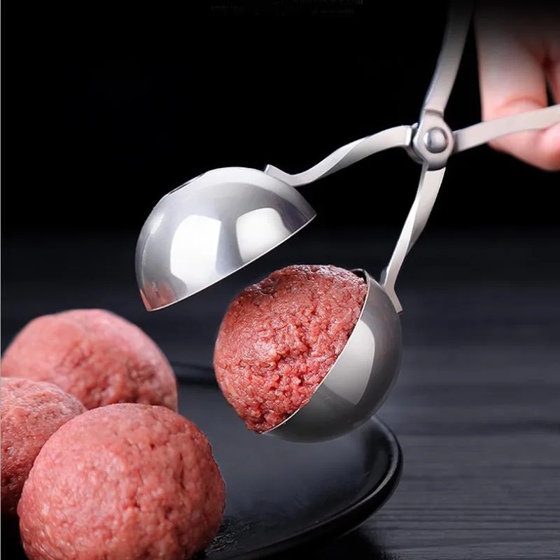 

Stainless Steel Meatball Maker Clip Fish Ball Rice Ball Making Mold Form Tool Kitchen Accessories Gadgets cuisine