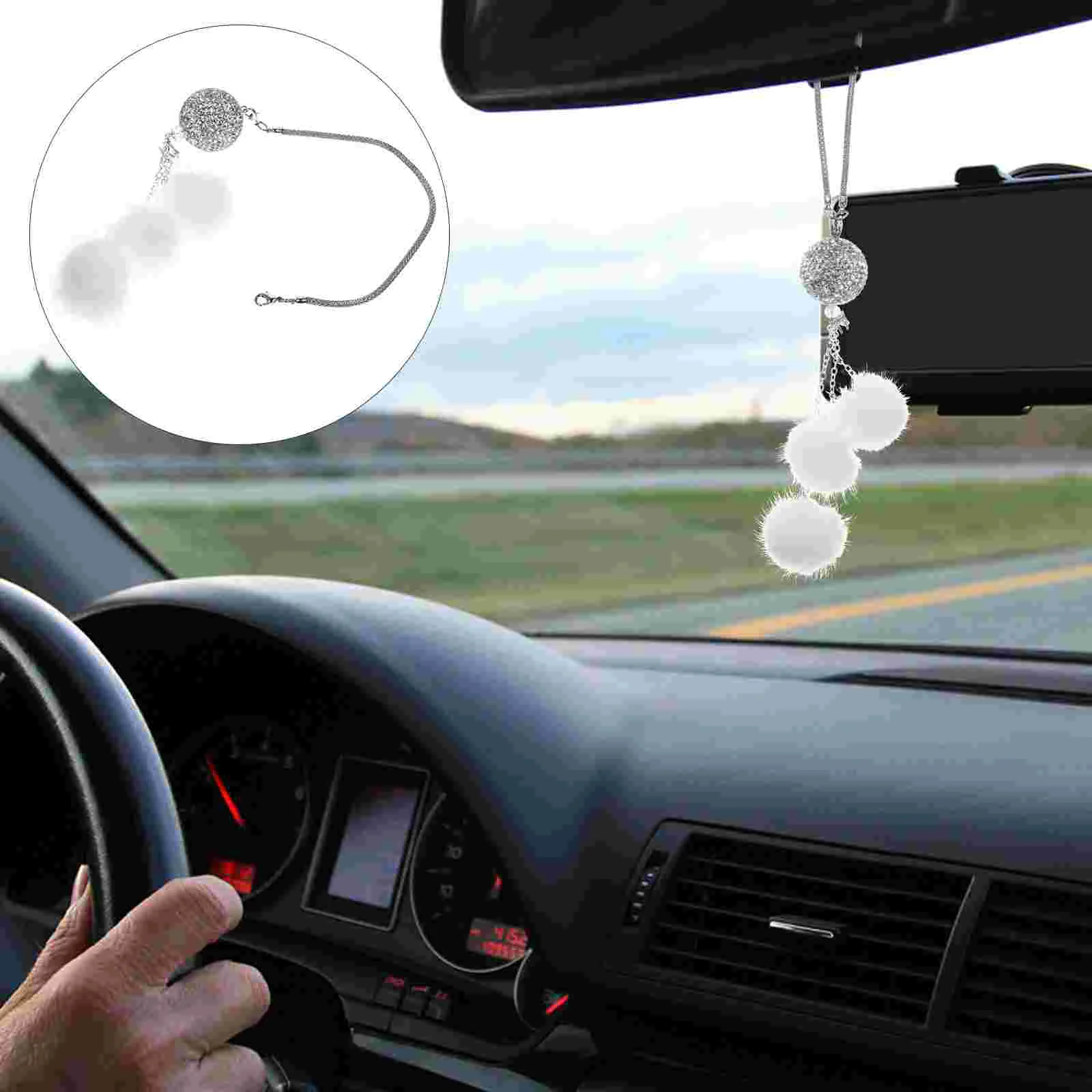 Pendant Rhinestone Fur Ball Car Ornament Auto Accessories Interior Rearview Adornment Mirror Hanging Decor Supply
Pendant Rhinestone Fur Ball Car Ornament Auto Accessories Interior Rearview Adornment Mirror Hanging Decor Supply
