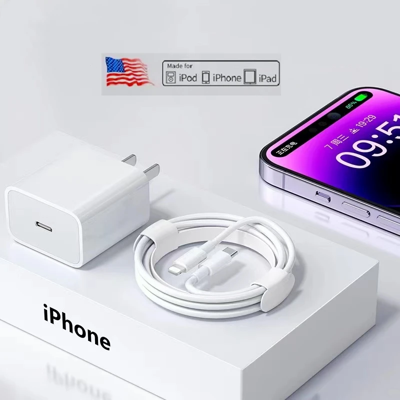 PD 20W Original For iPhone 13 12 11 14 Pro Max USB C Fast Charger For iPhone 14 Plus XR X XS MAX iPad Air Fast Charging Cable
PD 20W Original For iPhone 13 12 11 14 Pro Max USB C Fast Charger For iPhone 14 Plus XR X XS MAX iPad Air Fast Charging Cable