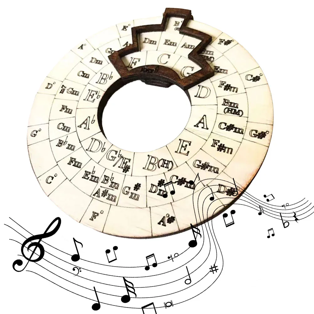 1pc Chord Wheel Wooden Melody Tool Hot Sale Circle Wooden Musical Educational Tool For Notes Chords 12x12x1cm Musical Instrument
1pc Chord Wheel Wooden Melody Tool Hot Sale Circle Wooden Musical Educational Tool For Notes Chords 12x12x1cm Musical Instrument