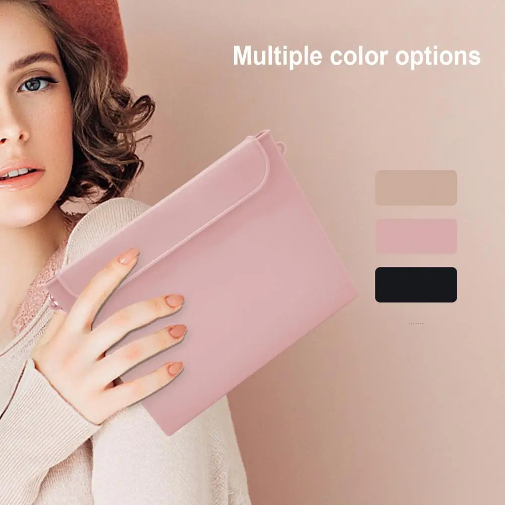 Makeup Brush Bag Cosmetic Storage Bag Solid Color Magnetic Closure Storage Phone Mirror Makeup Brush Bag Storage Tool
Makeup Brush Bag Cosmetic Storage Bag Solid Color Magnetic Closure Storage Phone Mirror Makeup Brush Bag Storage Tool