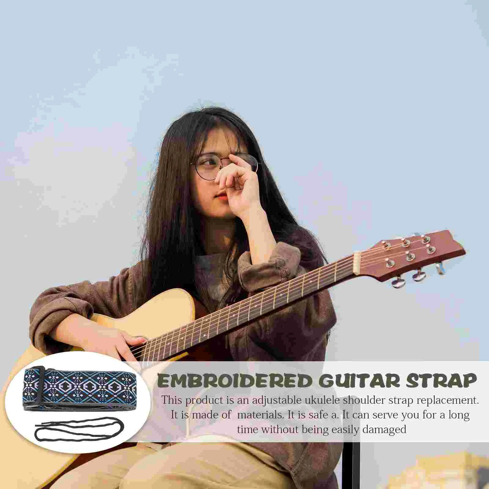 Ukulele Strap Uke Ethnic Style Shoulder Strap Banjo Strap Belt Adjustable Ukulele Belt Sling Replacement for Ukulele Banjo and
Ukulele Strap Uke Ethnic Style Shoulder Strap Banjo Strap Belt Adjustable Ukulele Belt Sling Replacement for Ukulele Banjo and