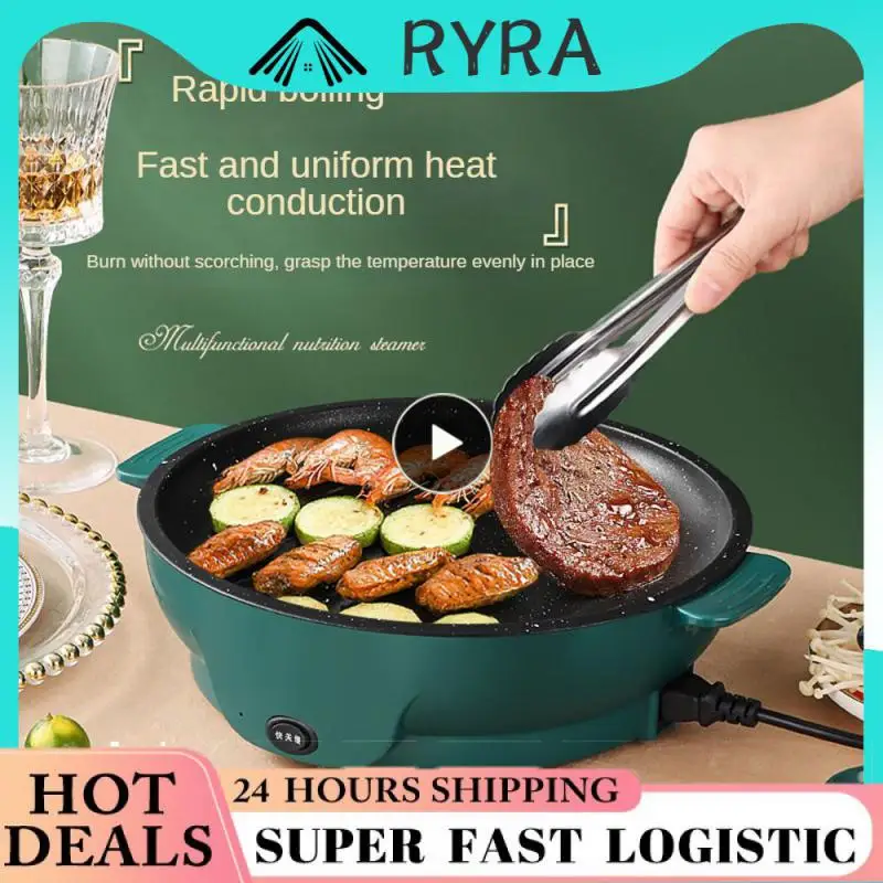 Multi Cooker Fry Baking Roast Pan Electric Skillet Pancake Machine Electric Frying Pan Barbecue Cooking Kitchen Appliance Cooker
Multi Cooker Fry Baking Roast Pan Electric Skillet Pancake Machine Electric Frying Pan Barbecue Cooking Kitchen Appliance Cooker