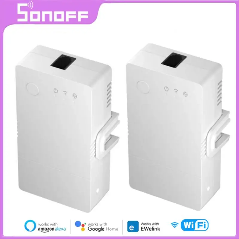 SONOFF TH Origin Wifi 16/20A Smart Home Temperature Humidity Monitor Switch With LCD Screen For Ewelink Alexa Google Home
SONOFF TH Origin Wifi 16/20A Smart Home Temperature Humidity Monitor Switch With LCD Screen For Ewelink Alexa Google Home