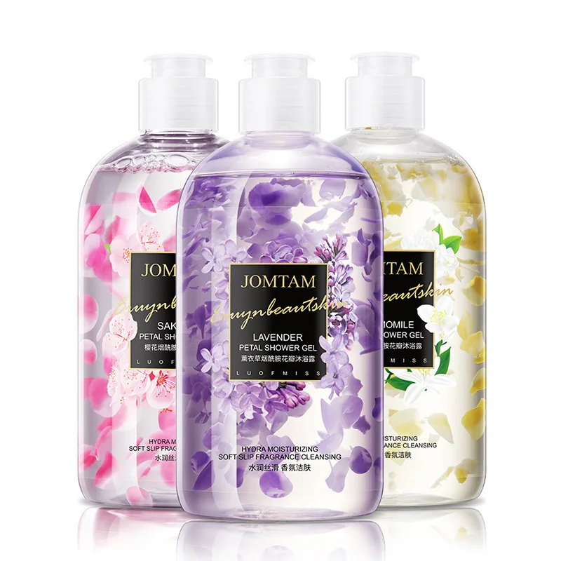 

Petals Perfume Shower Gels Elegant Leave Fragrance Fresh Oil Control Chamomile Nicotinamide Fragrance Body Wash Beauty Health