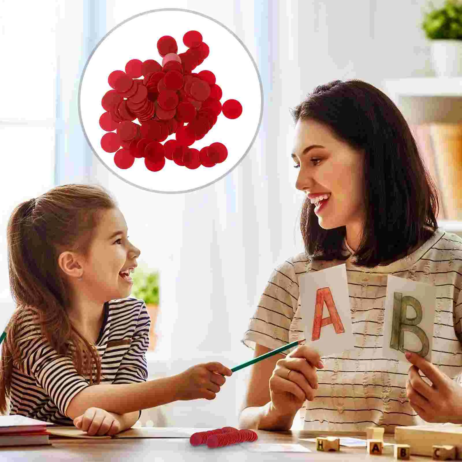 100 Pcs Game Currency Mini Toys Kids Round Counting Chips Plastic Slices Mathematics Teaching Aids Educational Abs Child
100 Pcs Game Currency Mini Toys Kids Round Counting Chips Plastic Slices Mathematics Teaching Aids Educational Abs Child