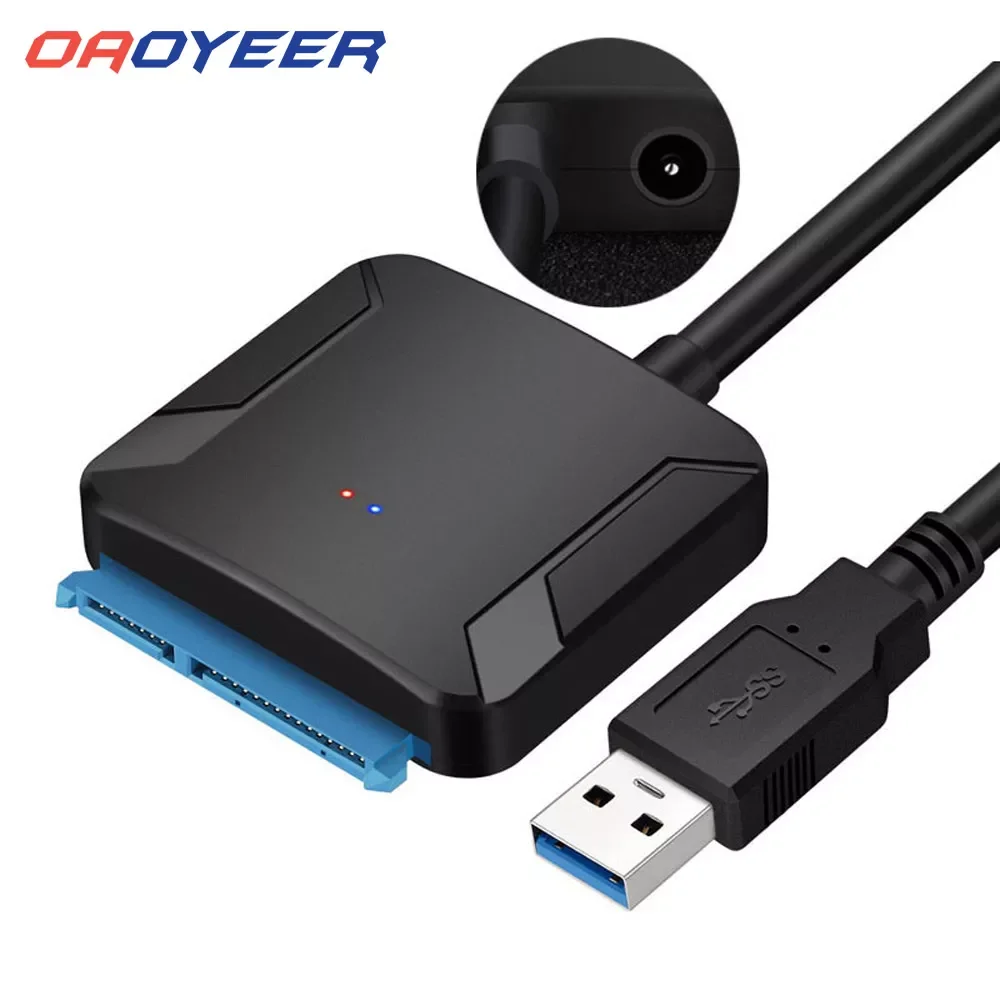 Oaoyeer USB 3.0 To SATA 3 Cable Sata To USB Adapter Convert Cables Support 2.5 Or 3.5 Inch External SSD HDD Adapter Hard Drive
Oaoyeer USB 3.0 To SATA 3 Cable Sata To USB Adapter Convert Cables Support 2.5 Or 3.5 Inch External SSD HDD Adapter Hard Drive