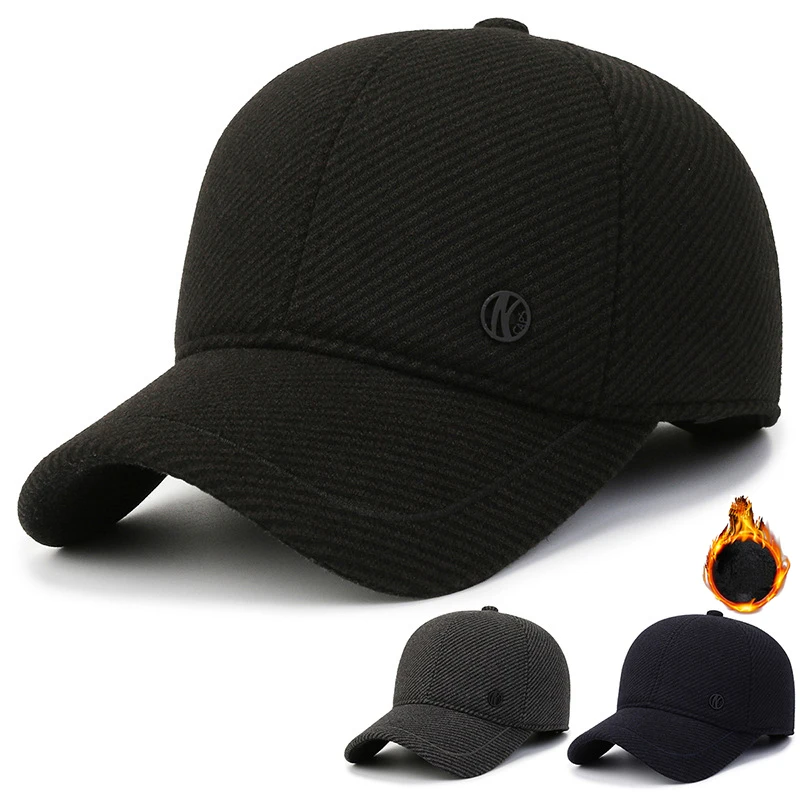 Men's winter trend warm hat middle-aged and elderly outdoor plus velvet thickened cold-proof ear protection fitted baseball cap
Men's winter trend warm hat middle-aged and elderly outdoor plus velvet thickened cold-proof ear protection fitted baseball cap