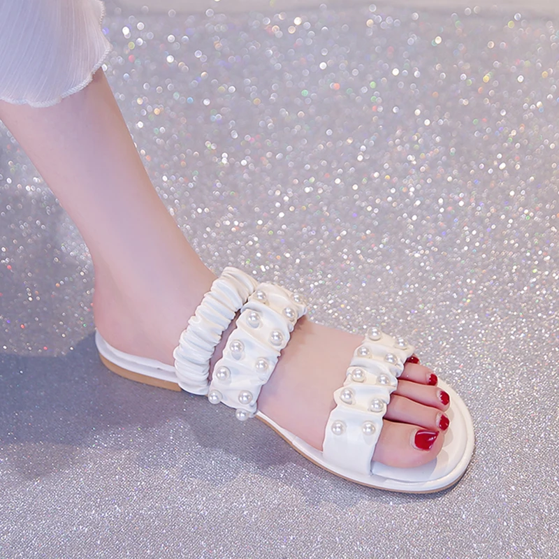 Flat Shoes Female Summer Clogs Woman Slippers Casual Low Platform String Bead Pantofle Slides Beach Luxury 2022 Basic PU
Flat Shoes Female Summer Clogs Woman Slippers Casual Low Platform String Bead Pantofle Slides Beach Luxury 2022 Basic PU