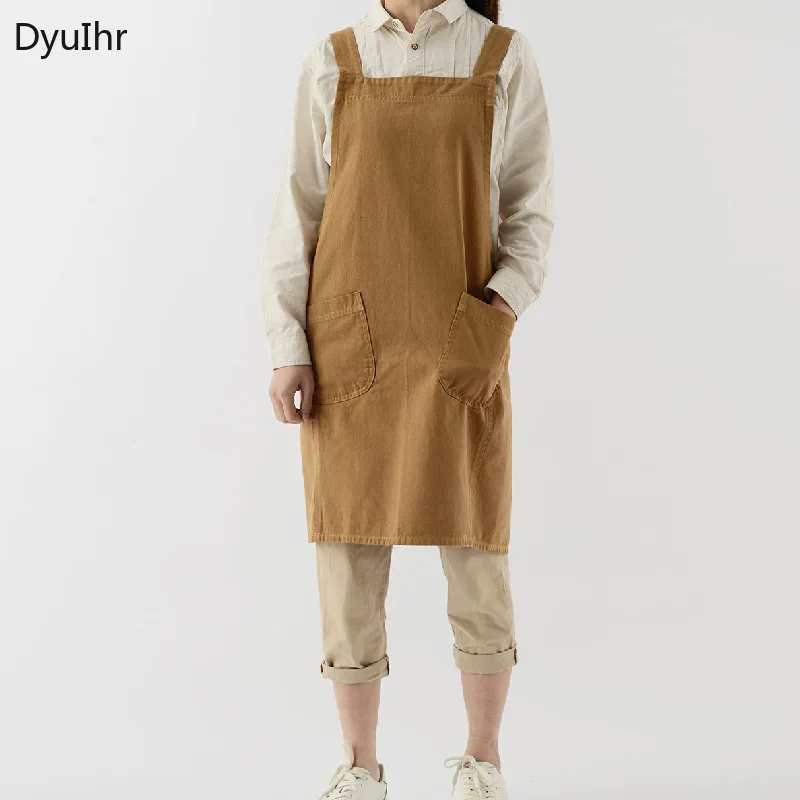 Simple Thickened Canvas Waterproof Apron Large Pocket Design Adult Kitchen Anti-fouling and Oil-proof Apron Household Supplies
Simple Thickened Canvas Waterproof Apron Large Pocket Design Adult Kitchen Anti-fouling and Oil-proof Apron Household Supplies