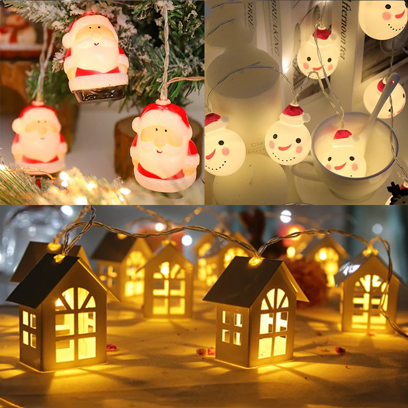 Christmas Decoration LED Light String Santa Claus Snowman Wooden House Christmas Decorations For Home Navidad Noel New Year 2022
Christmas Decoration LED Light String Santa Claus Snowman Wooden House Christmas Decorations For Home Navidad Noel New Year 2022
