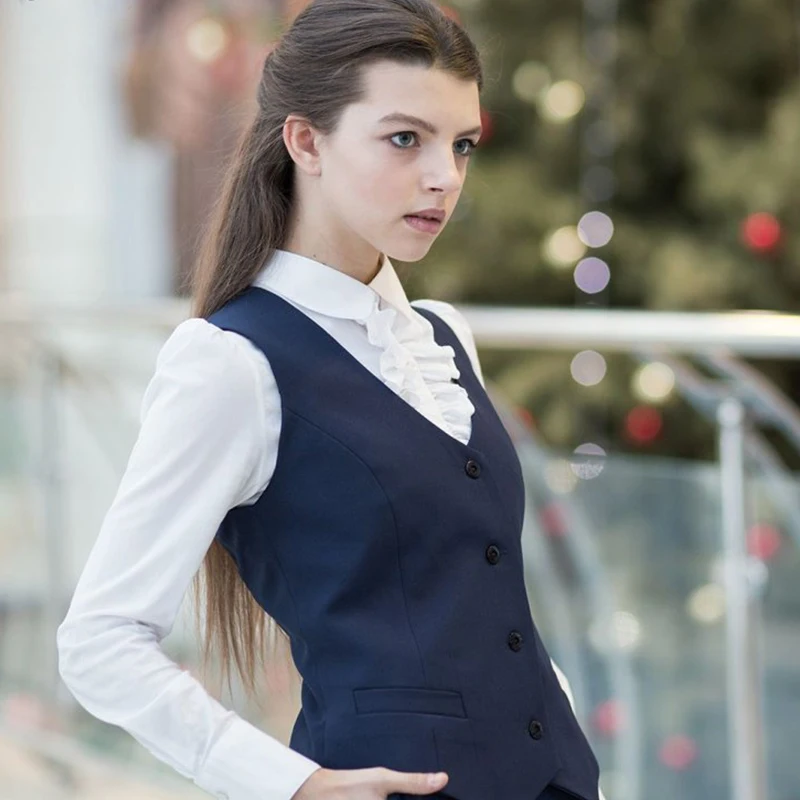Women's Vest Fashion Solid Color Temperament Single Breasted Sleeveless Jacket Street Style Fashion Top
Women's Vest Fashion Solid Color Temperament Single Breasted Sleeveless Jacket Street Style Fashion Top