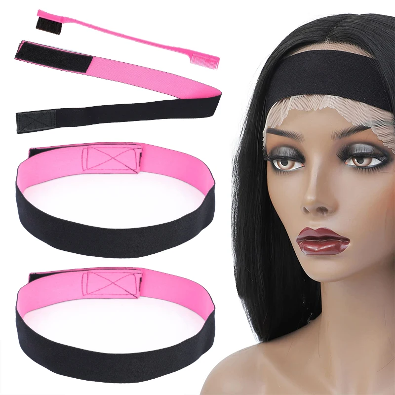 2pcs Elastic Band For Wig Adjustable Lace Melting Band with Velcro Comfortable Edge Wrap To Lay Edges Edge Laying Headband
2pcs Elastic Band For Wig Adjustable Lace Melting Band with Velcro Comfortable Edge Wrap To Lay Edges Edge Laying Headband