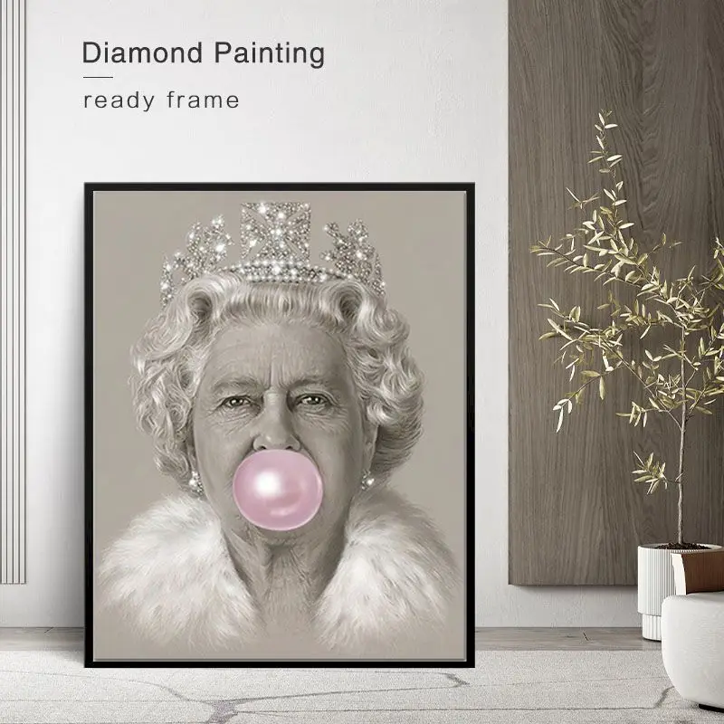 GATYZTORY Diamond Painting The Queen Elizabeth II Full Square Drill Mosaic Portrait Embroidery Cross Stitch Kit Crafts Home De
GATYZTORY Diamond Painting The Queen Elizabeth II Full Square Drill Mosaic Portrait Embroidery Cross Stitch Kit Crafts Home De