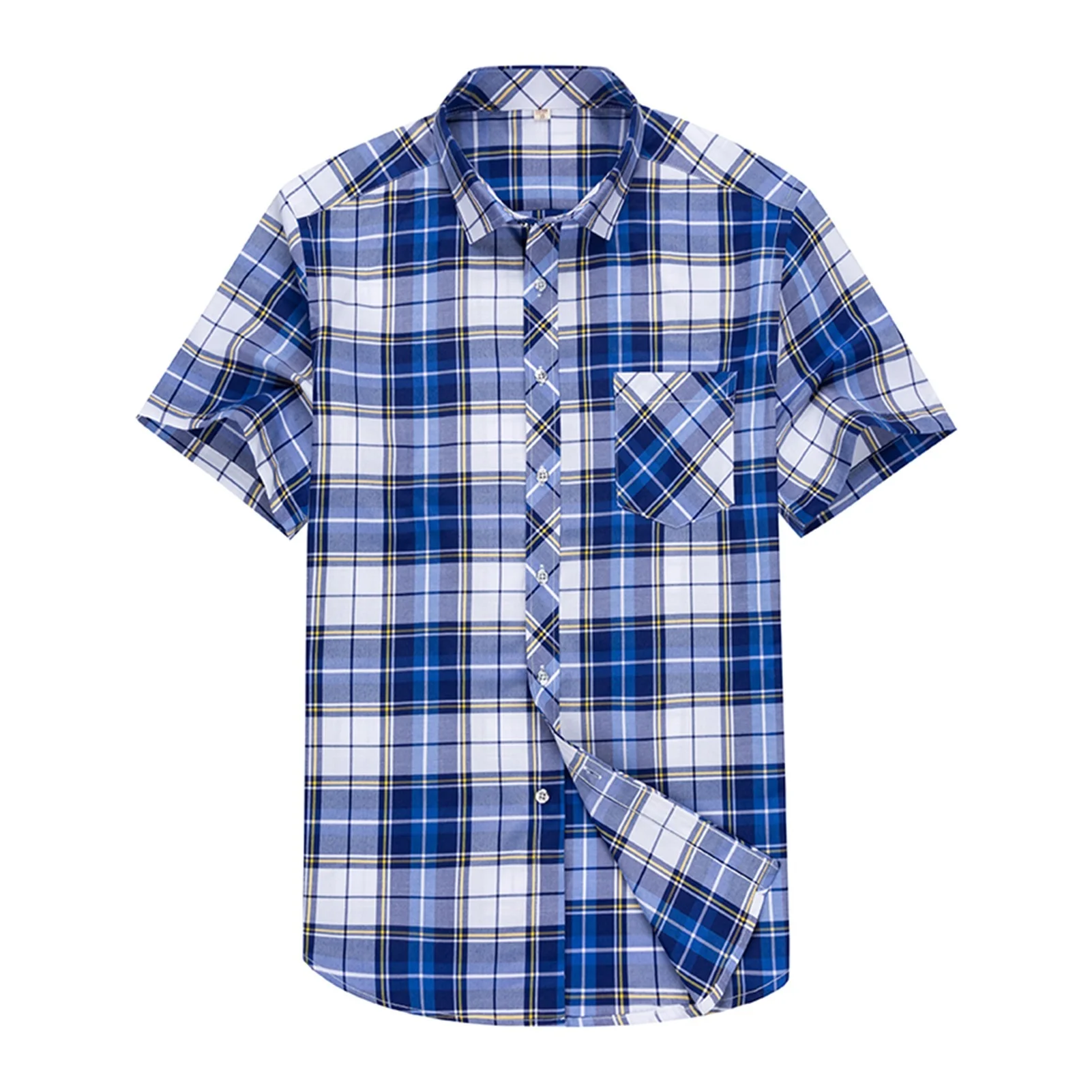 2022NEW Checkered shirts for men Summer short sleeved leisure slim fit Plaid Shirt square collar soft causal male tops with
2022NEW Checkered shirts for men Summer short sleeved leisure slim fit Plaid Shirt square collar soft causal male tops with