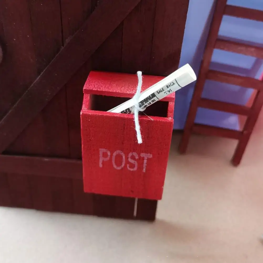 Handcrafted Beautiful Dollhouse Vintage Mailbox Model Toys Wood DIY Newspaper Box Easy to Carry for Role Play
Handcrafted Beautiful Dollhouse Vintage Mailbox Model Toys Wood DIY Newspaper Box Easy to Carry for Role Play